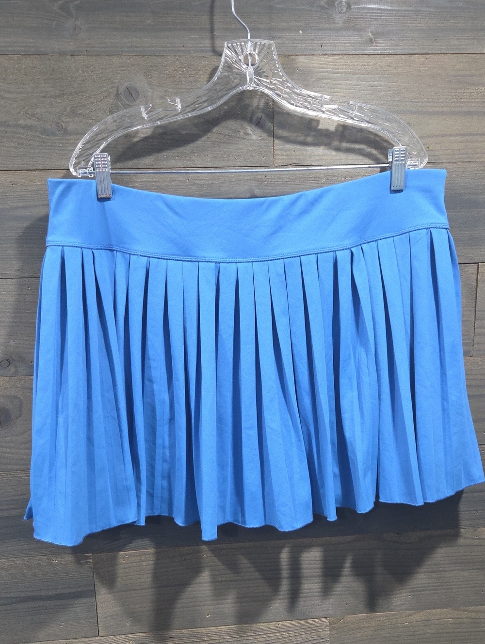 Ultra Flirt Pleated Mini Skirt in Bright Blue